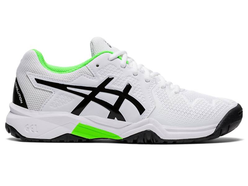 Sapatilhas Tenis Asics GEL-RESOLUTION 8 Clay GS Criança Branco, 3777A986.697